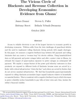 The Vicious Circle of Blackouts and Revenue Collection in Developing Economies: Evidence from Ghana
