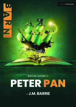 BY J.M. BARRIE WAYLON JACOBS IN - DIGITAL PROGRAMME - Barn Theatre