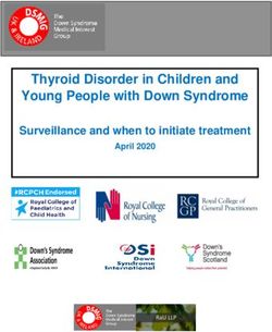 Thyroid Disorder in Children and Young People with Down Syndrome - Surveillance and when to initiate treatment - DSMIG