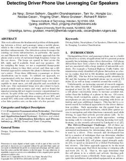 Detecting Driver Phone Use Leveraging Car Speakers