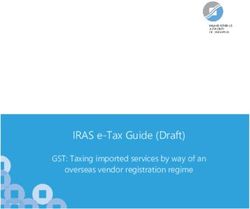 IRAS e-Tax Guide (Draft) - GST: Taxing imported services by way of an overseas vendor registration regime - Rajah & Tann