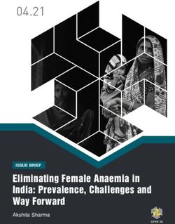 Eliminating Female Anaemia in India: Prevalence, Challenges and Way Forward - ISSUE BRIEF