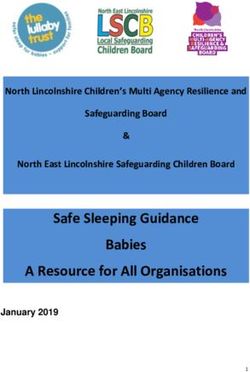 Safe Sleeping Guidance Babies A Resource for All Organisations - North Lincolnshire Children's Multi Agency Resilience and Safeguarding Board & ...