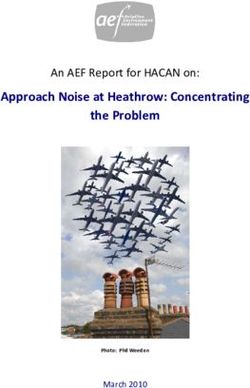 Approach Noise at Heathrow: Concentrating the Problem - An AEF Report for HACAN on: Aviation Environment Federation