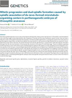 Mitotic progression and dual spindle formation caused by spindle ... Biology Diagrams