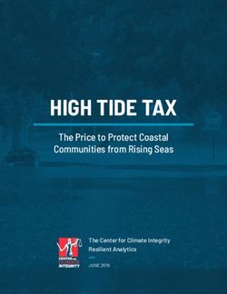 HIGH TIDE TAX The Price to Protect Coastal Communities from Rising Seas - The Center for Climate Integrity Resilient Analytics - Climate Costs in 2040