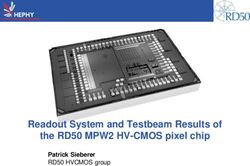 Readout System and Testbeam Results of the RD50 MPW2 HV-CMOS pixel chip - Patrick Sieberer RD50 HVCMOS group - CERN Indico