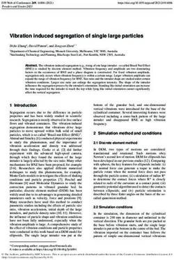Vibration induced segregation of single large particles - EPJ Web of ...