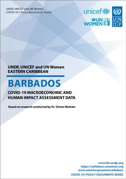 BARBADOS UNDP, UNICEF and UN Women - EASTERN CARIBBEAN