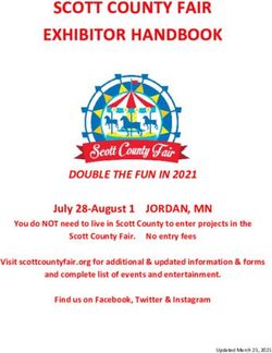 SCOTT COUNTY FAIR EXHIBITOR HANDBOOK - DOUBLE THE FUN IN 2021