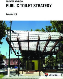 PUBLIC TOILET STRATEGY - GREATER BENDIGO December 2017 - City of Greater Bendigo