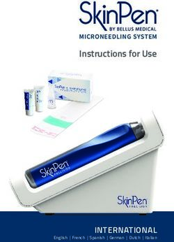 Instructions for Use MICRONEEDLING SYSTEM - INTERNATIONAL - SkinPen