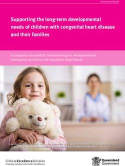 Supporting the long-term developmental needs of children with congenital heart disease and their families