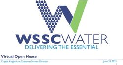 Virtual Open House Crystal Knight-Lee, Customer Service Director June 22, 2021 - WSSC Water