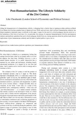 Post-Humanitarianism: The Lifestyle Solidarity of the 21st Century - on_education