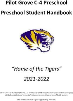 Pilot Grove C-4 Preschool Preschool Student Handbook
