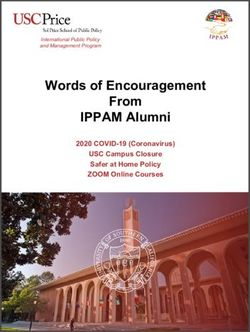 Words of Encouragement From IPPAM Alumni - 2020 COVID-19 (Coronavirus) USC Campus Closure Safer at Home Policy ZOOM Online Courses - ippam usc