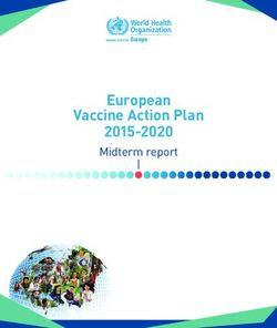 European 2015-2020 MIDTERM REPORT - Vaccine Action Plan - WHO/Europe