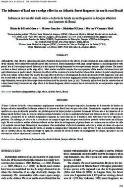 The influence of land use on edge effect in an Atlantic forest fragment in north-east Brazil