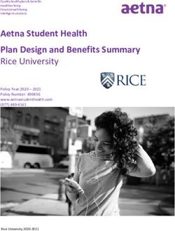 Aetna Student Health Plan Design and Benefits Summary