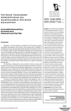 PHYSICS TEACHERS' PERCEPTIONS ON SUSTAINABLE PHYSICS EDUCATION
