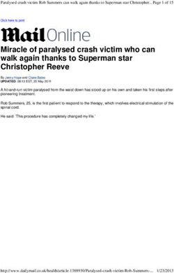 Miracle of paralysed crash victim who can walk again thanks to Superman star Christopher Reeve