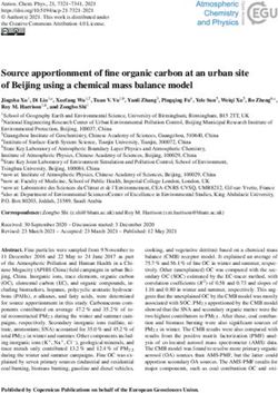 Source apportionment of fine organic carbon at an urban site of Beijing using a chemical mass balance model - Recent