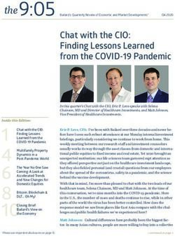 Chat with the CIO: Finding Lessons Learned from the COVID-19 Pandemic