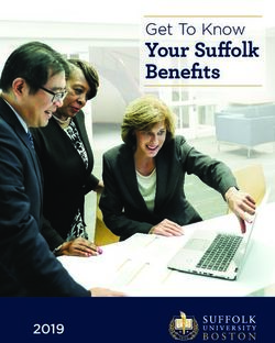 Your Suffolk Benefits - Get To Know 2019 - Suffolk University