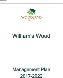 William's Wood - Management Plan 2017-2022 - Woodland Trust