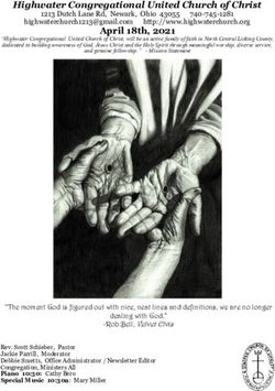 Highwater Congregational United Church of Christ - Highwater Congregational United Church of ...