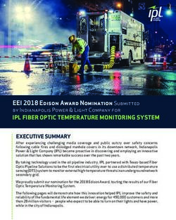 EEI 2018 Edison Award Nomination Submitted by Indianapolis Power & Light Company for - NKT Photonics
