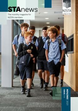 STAnews The monthly magazine for NZSTA members
