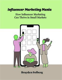 Influencer Marketing Mania - Brayden Solberg - How Influencer Marketing Can Thrive in Small Markets - Working Draft Magazine