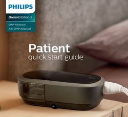 Patient quick start guide - DreamStation 2 - Rotech