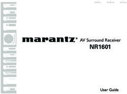 NR1601 AV Surround Receiver - ESPAÑOL FRANÇAIS - Marantz