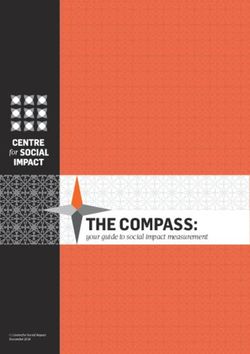 THE COMPASS: your guide to social impact measurement