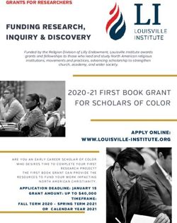 FUNDING RESEARCH, INQUIRY & DISCOVERY - Louisville ...