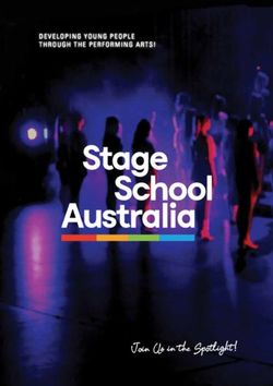 Join Us in the Spotlight! - DEVELOPING YOUNG PEOPLE THROUGH THE PERFORMING ARTS!