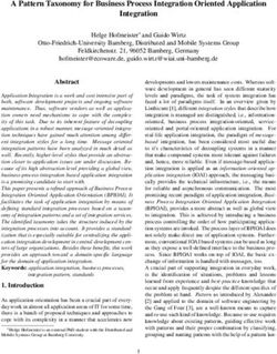 A Pattern Taxonomy for Business Process Integration Oriented Application Integration