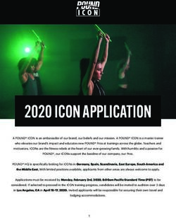 2020 ICON APPLICATION - POUNDFit