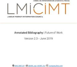 Annotated Bibliography | Future of Work - Version 2.3 - June 2019 - Labour Market Information Council