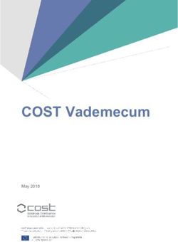 COST Vademecum May 2018 - COST Action
