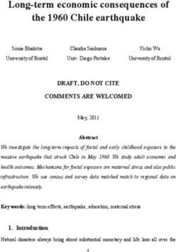 Long-term economic consequences of the 1960 Chile earthquake