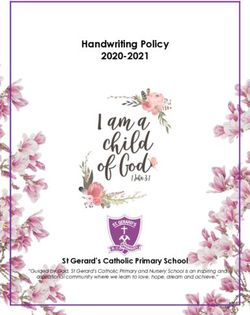 Handwriting Policy 2020-2021 - St Gerard's Catholic Primary School "Guided by God, St Gerard's Catholic Primary and Nursery School is an inspiring ...