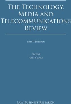 The Technology, Media and Telecommunications Review - Law Business Research - Third Edition