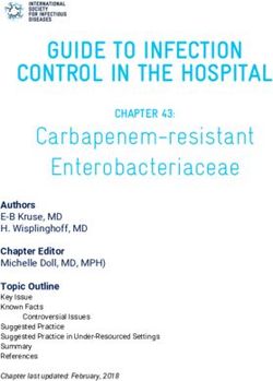 GUIDE TO INFECTION CONTROL IN THE HOSPITAL