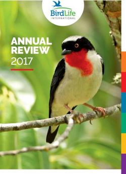 ANNUAL REVIEW 2017 - BirdLife International