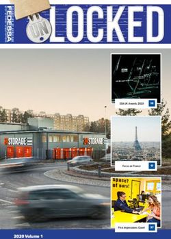 2020 Volume 1 - 3SA Swiss Self Storage Association