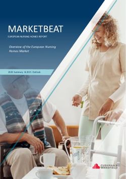 MARKETBEAT Overview of the European Nursing Homes Market - EUROPEAN NURSING HOMES REPORT - SilverEco